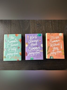 Jenny Han Hardcover Summer Trilogy Box Set - Green, Purple & Orange Covers